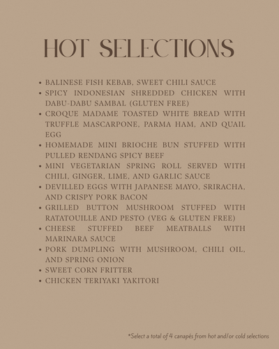 Canapes