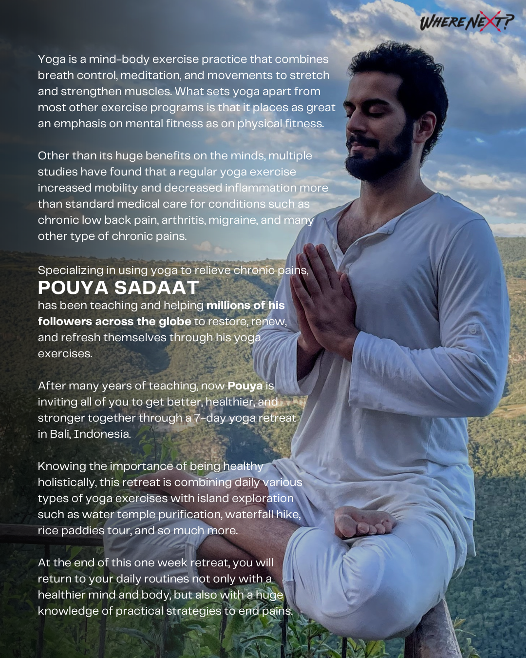 Pouya's Yin Yoga Retreat