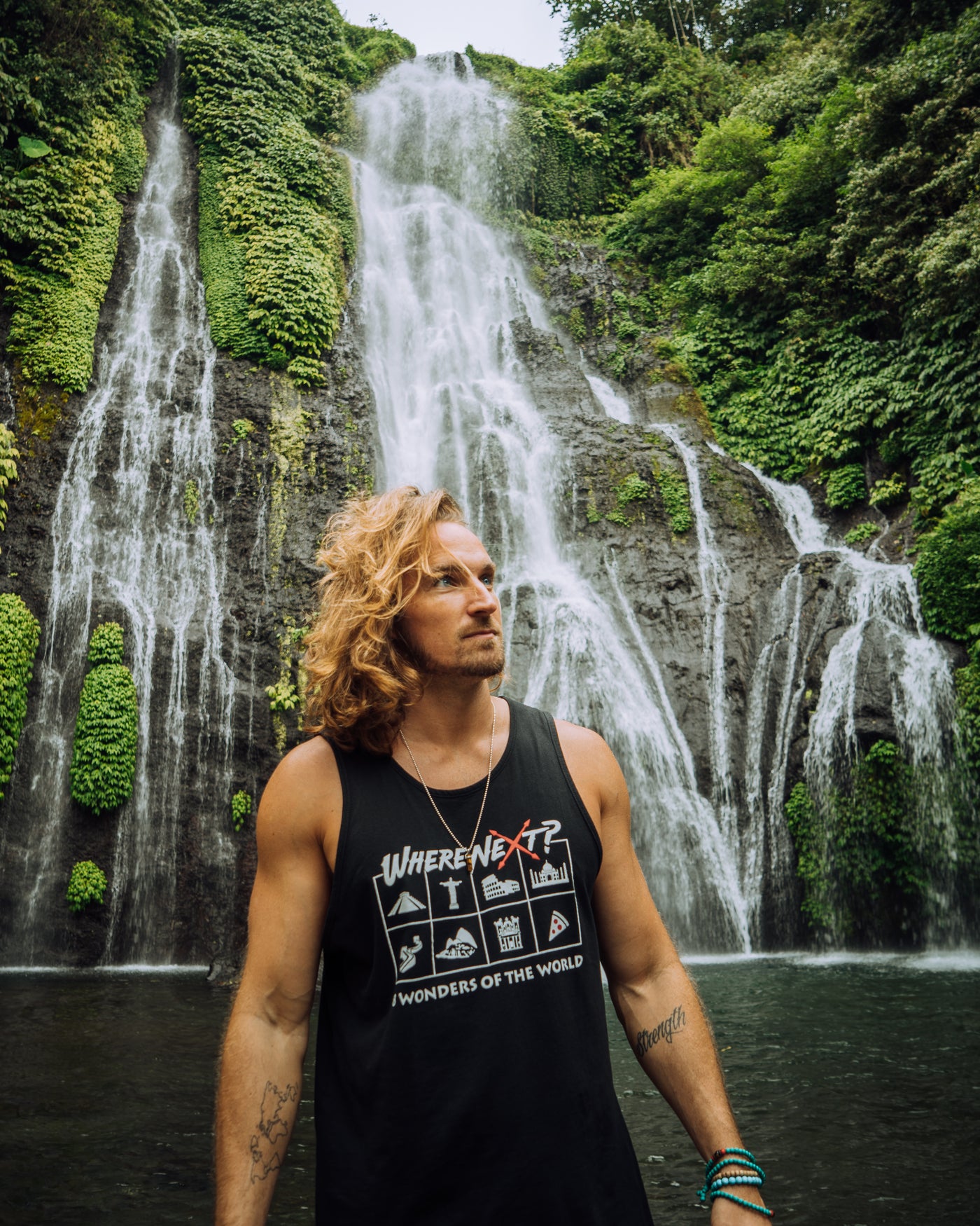 8 Wonders of the World Tank- Black