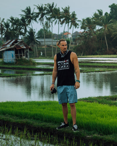 8 Wonders of the World Tank- Black