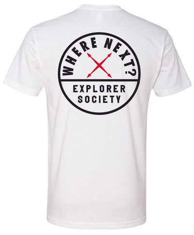 Explorer Society Tee- White