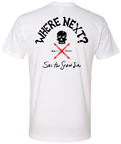 Sail The Seven Seas Tee- White