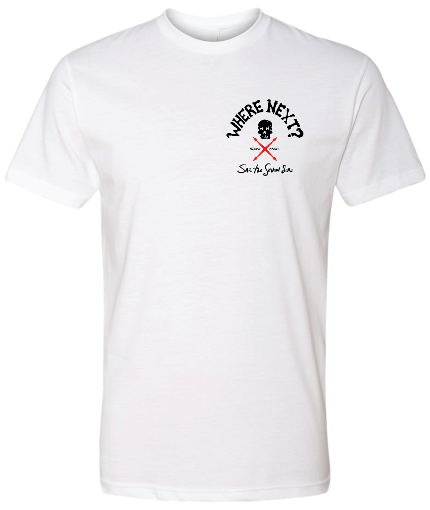 Sail The Seven Seas Tee- White