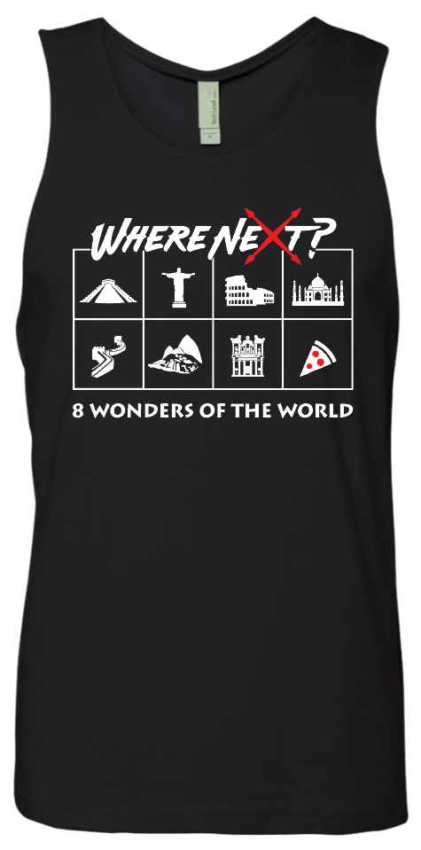 8 Wonders of the World Tank- Black
